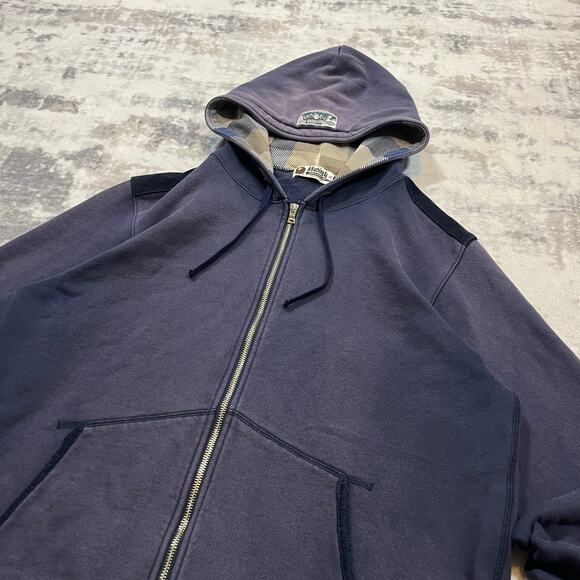 Authentic Bape 2000’s Plaid Lined Full Zip Hoodie XL - Picture 2 of 7